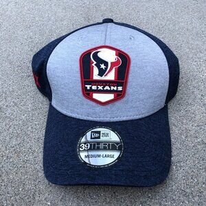 NEW ERA Houston Texans Fitted Hat Men's M/L NFL Cap 39Thirty